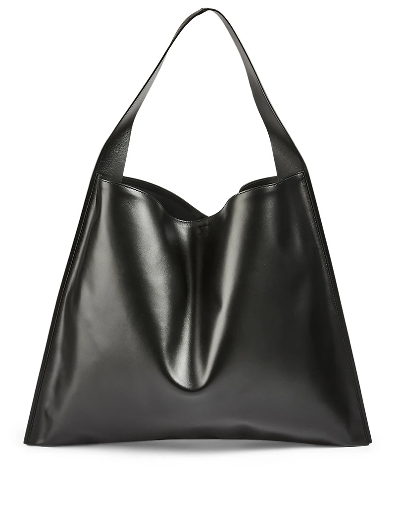 Border Leather Shoulder Bag