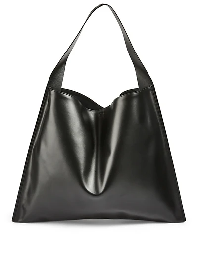Border Leather Shoulder Bag