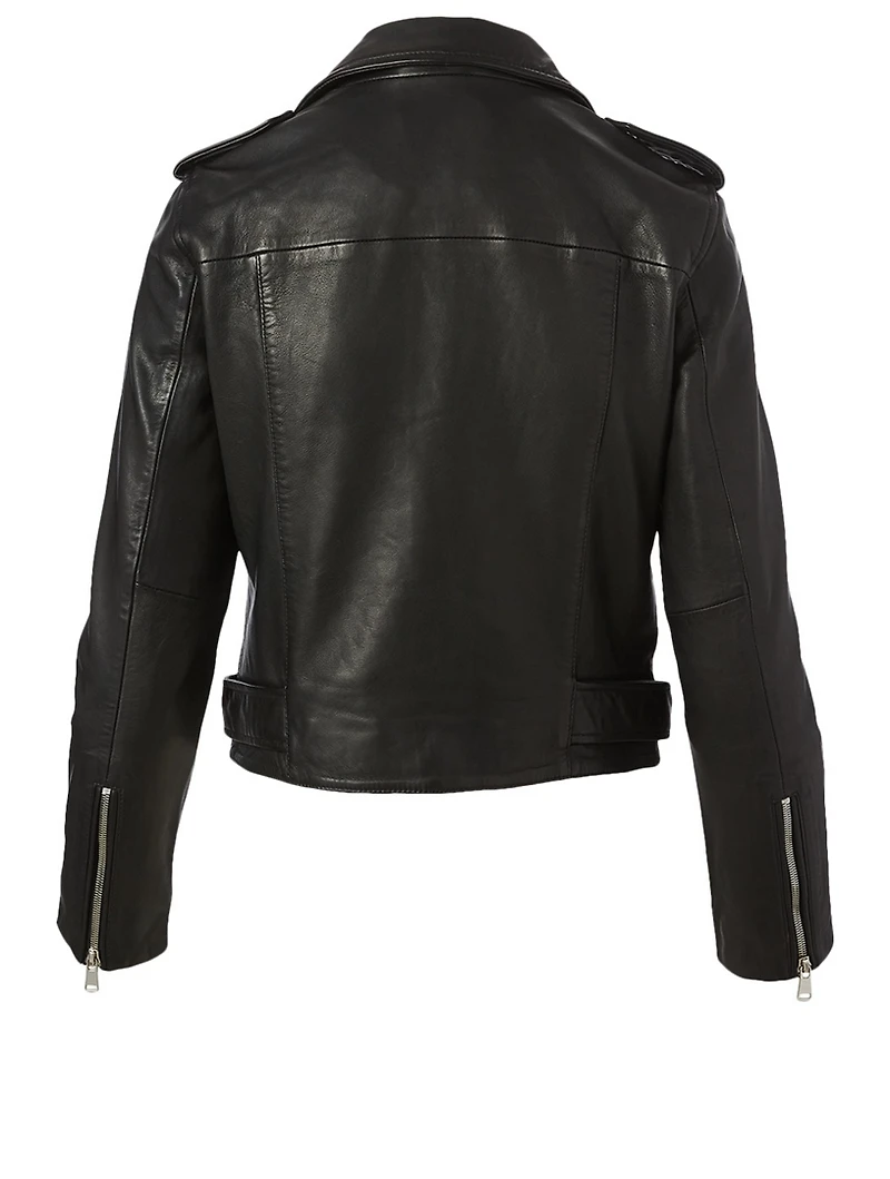 Rory Leather Biker Jacket