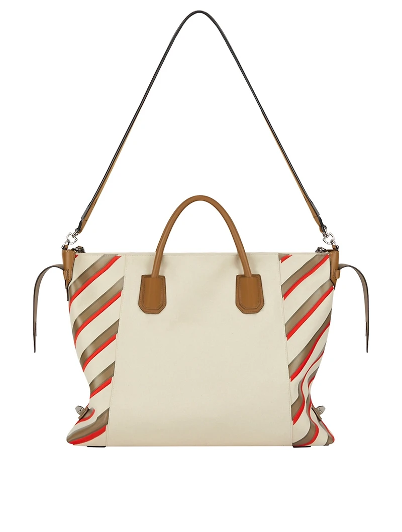 Large Antigona Soft Striped Bag