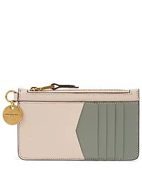 GV3 Zipped Leather Card Holder