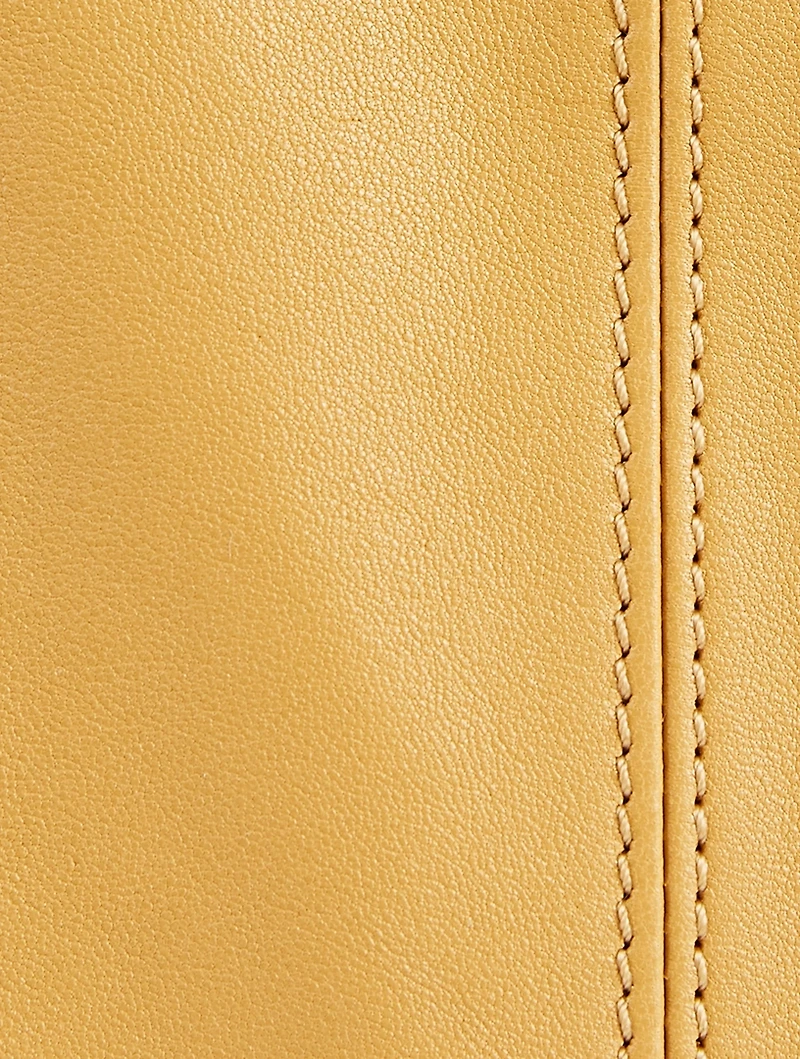 Small Le Pliage Leather Top Handle Bag