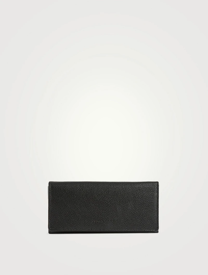 Le Foulonné Leather Long Continental Wallet