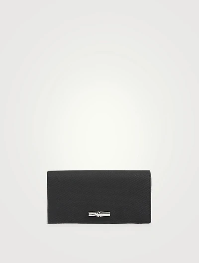 Roseau Leather Long Continental Wallet