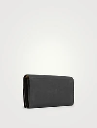 Roseau Leather Long Continental Wallet