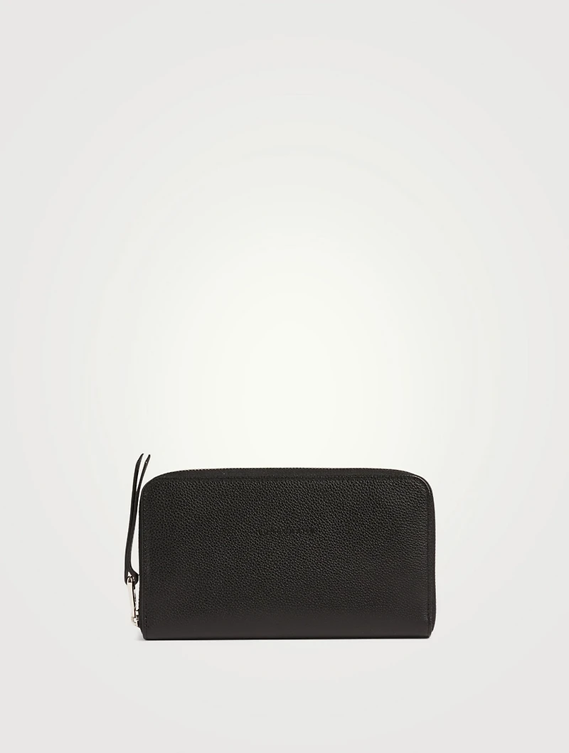 Le Foulonné Long Leather Zip-Around Wallet