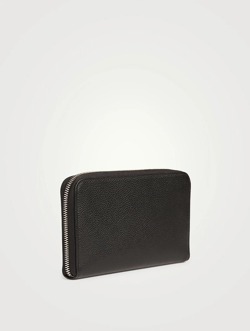 Le Foulonné Long Leather Zip-Around Wallet