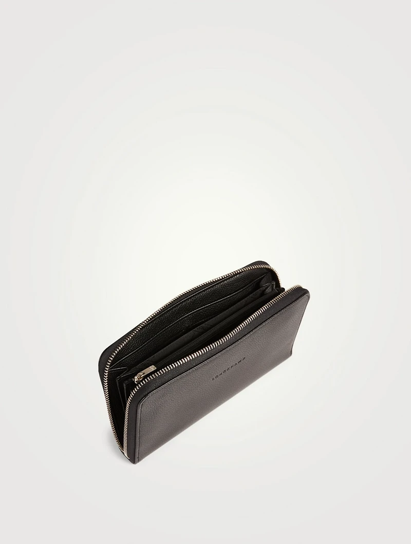 Le Foulonné Long Leather Zip-Around Wallet