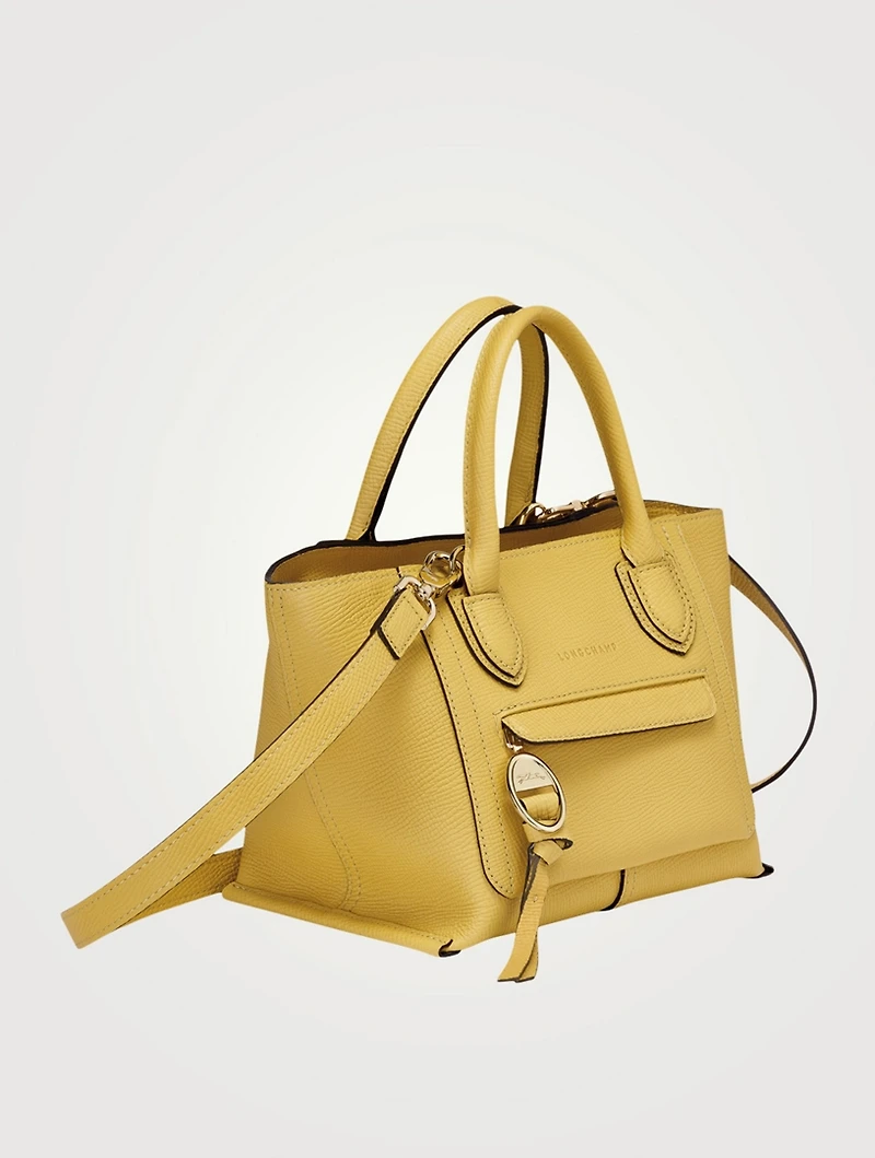 Small Mailbox Leather Top Handle Bag