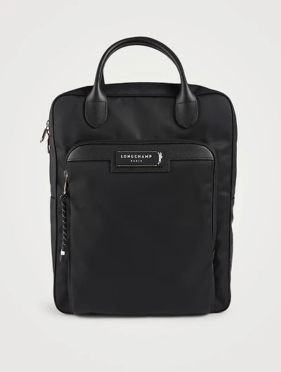 Green District Recycled Fabric Backpack