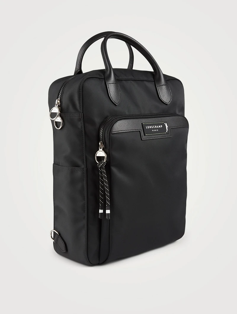 Green District Recycled Fabric Backpack