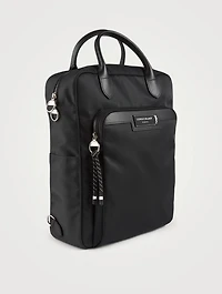 Green District Recycled Fabric Backpack