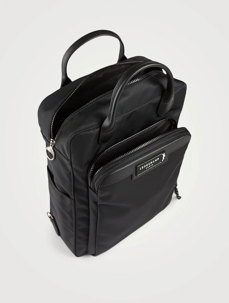 Green District Recycled Fabric Backpack