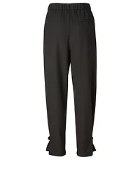Tapered Track Pants With Belt