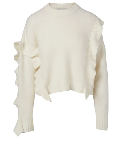 Wool And Alpaca Cropped Sweater