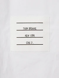Cotton Shirt With Tonal Four-Bar Stripe