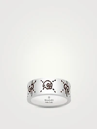 Gucci Ghost Sterling Silver Ring