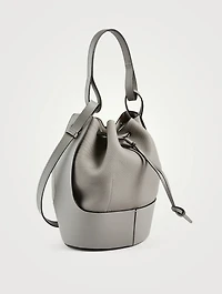 Balloon Leather Bucket Bag