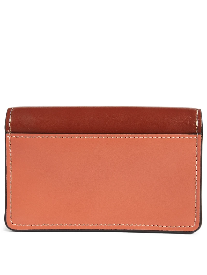 Walden Leather Flap Card Holder