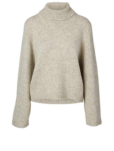 Ravenna Wool And Alpaca Turtleneck Sweater