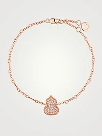 Wulu 18K Rose Gold Bracelet With Diamonds