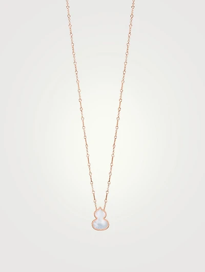 Wulu 18K Rose Gold Necklace With Mother-Of-Pearl