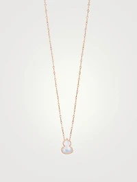 Wulu 18K Rose Gold Necklace With Mother-Of-Pearl