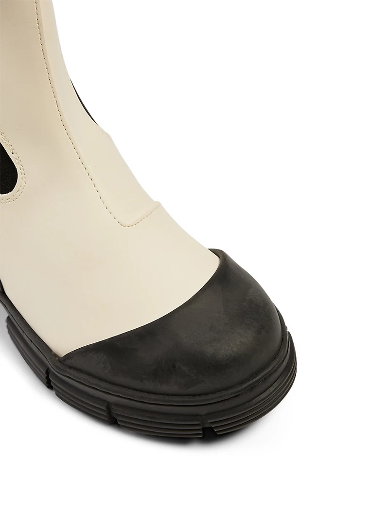 City Recycled Rubber Ankle Boots