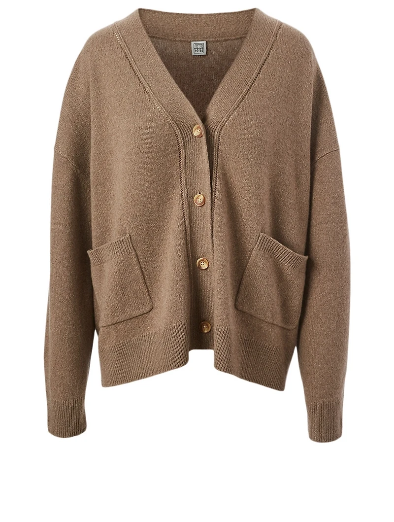Cashmere And Wool Oversized Cardigan