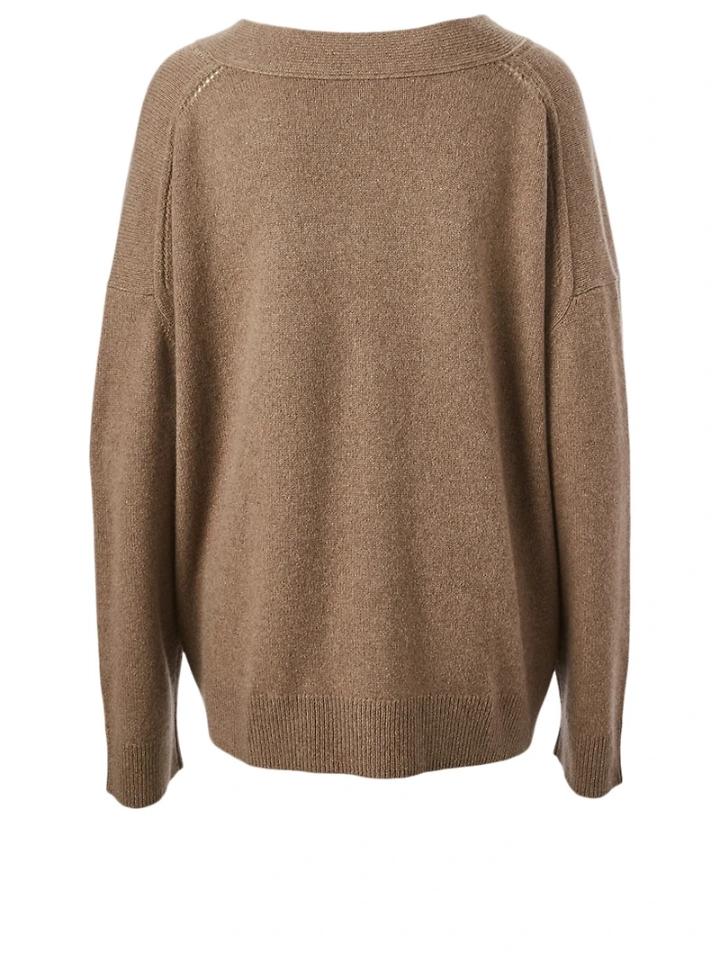 Cashmere And Wool Oversized Cardigan