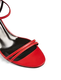 Cage Leather Heeled Sandals