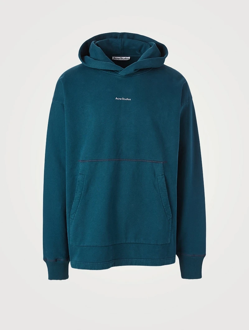 Cotton Oversized Hoodie With Logo