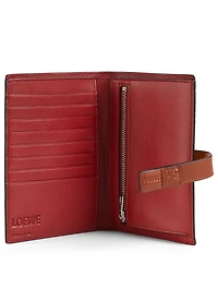 Medium Leather Vertical Wallet
