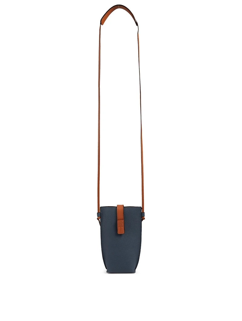 Pocket Leather Crossbody Bag
