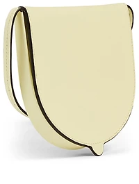 Small Heel Leather Pouch Bag