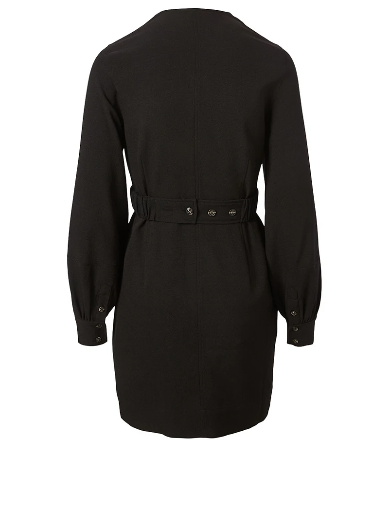 Heavy Crepe Mini Dress
