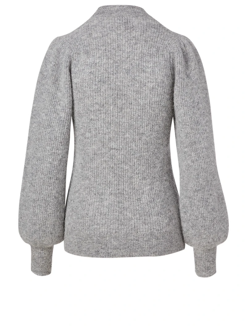 Alpaca And Merino Mockneck Sweater