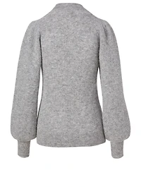 Alpaca And Merino Mockneck Sweater