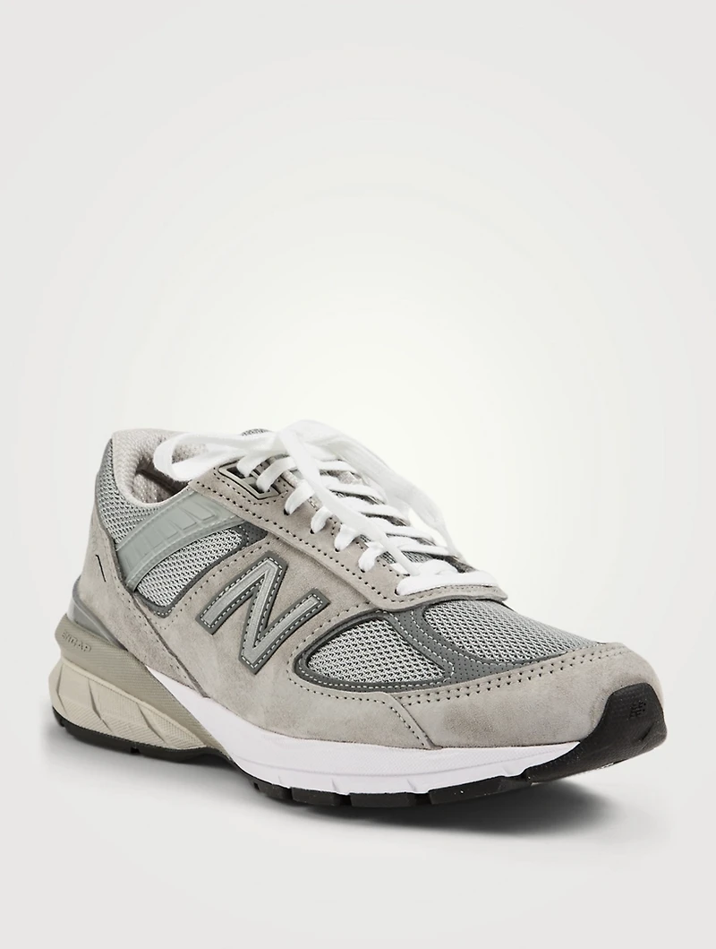 Made US 990v5 Leather And Mesh Sneakers