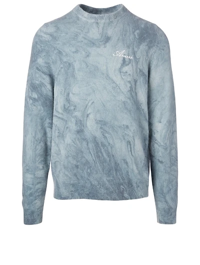Cashmere And Wool Marble Tie Dye Sweater
