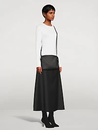 Nu Twin Leather Crossbody Bag