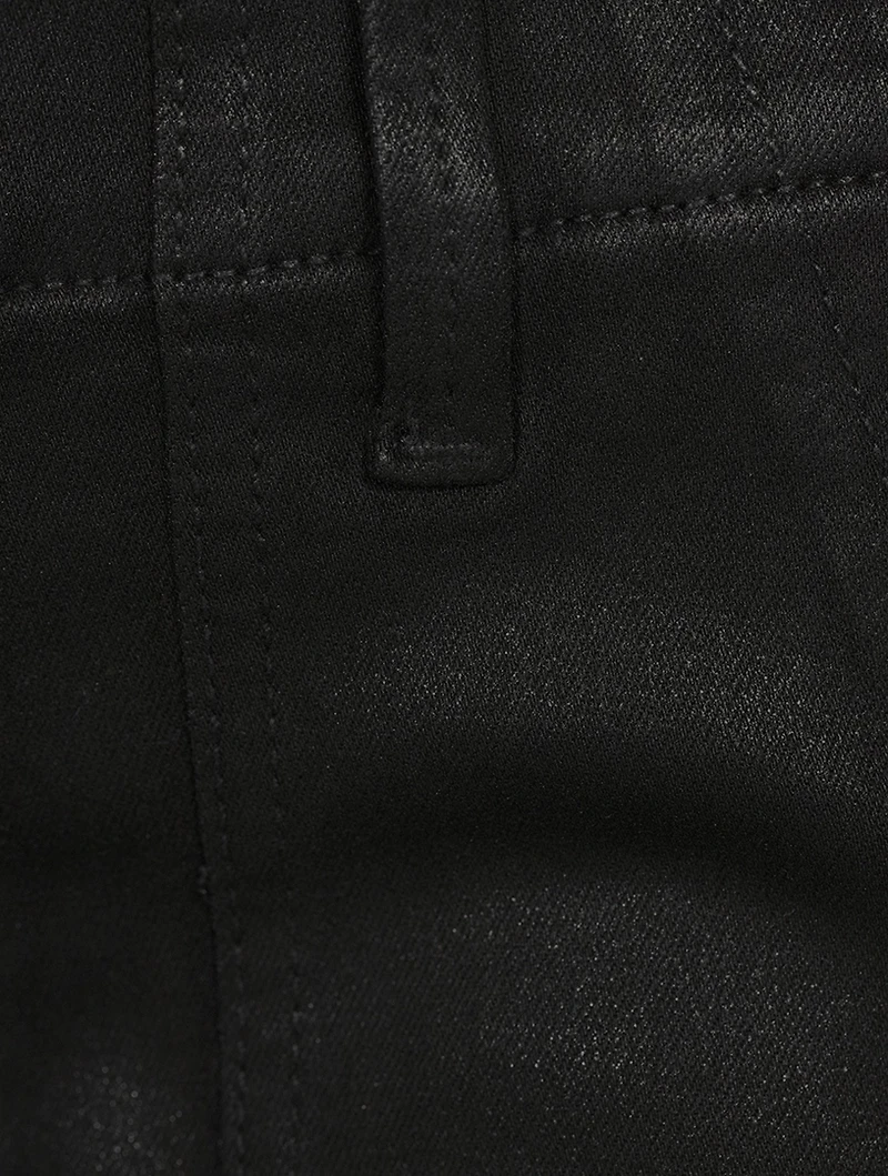 Mayslie Jogger Pants With Luxe Coating