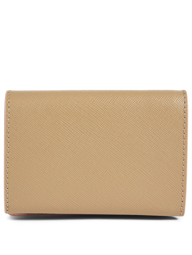 Small Trunk Leather Wallet