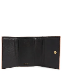 Small Trunk Leather Wallet