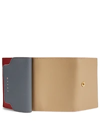 Small Trunk Leather Wallet