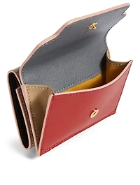 Small Trunk Leather Wallet