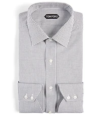 Cotton Shirt Check Print