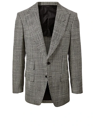 Grand Sporty Wool Jacket Prince Of Wales Print