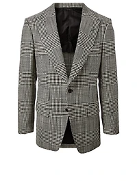 Grand Sporty Wool Jacket Prince Of Wales Print