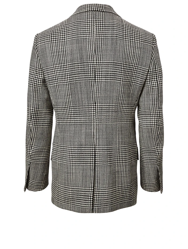 Grand Sporty Wool Jacket Prince Of Wales Print
